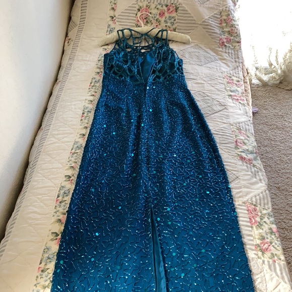 Sequin prom / wedding formal  gown by Scala - Picture 11 of 12